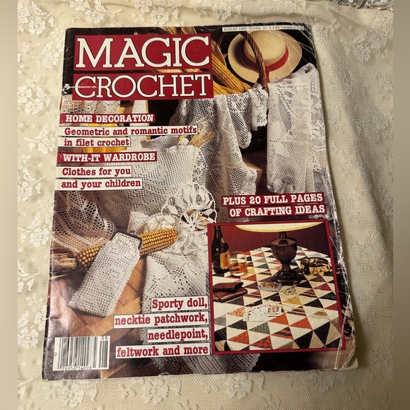 Magic Crochet Magazine 37 Projects Issue Number 37 August 1985 - Picture 1 of 8